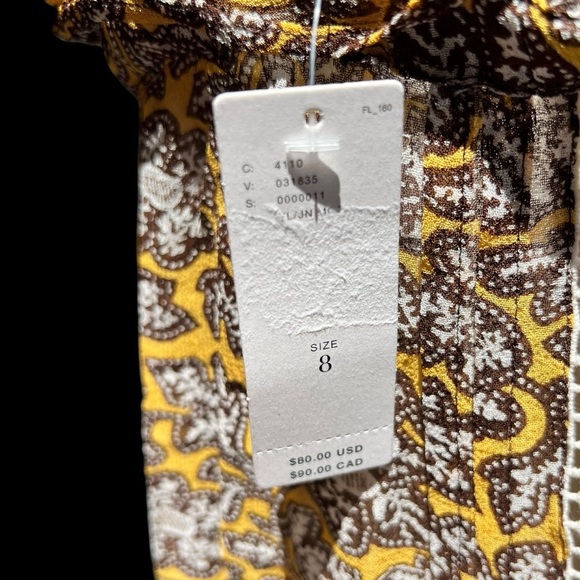 🌻NEW w/tags Anthropologie Bardot Crochet Tank Blouse US Size 8 - Picture 13 of 14